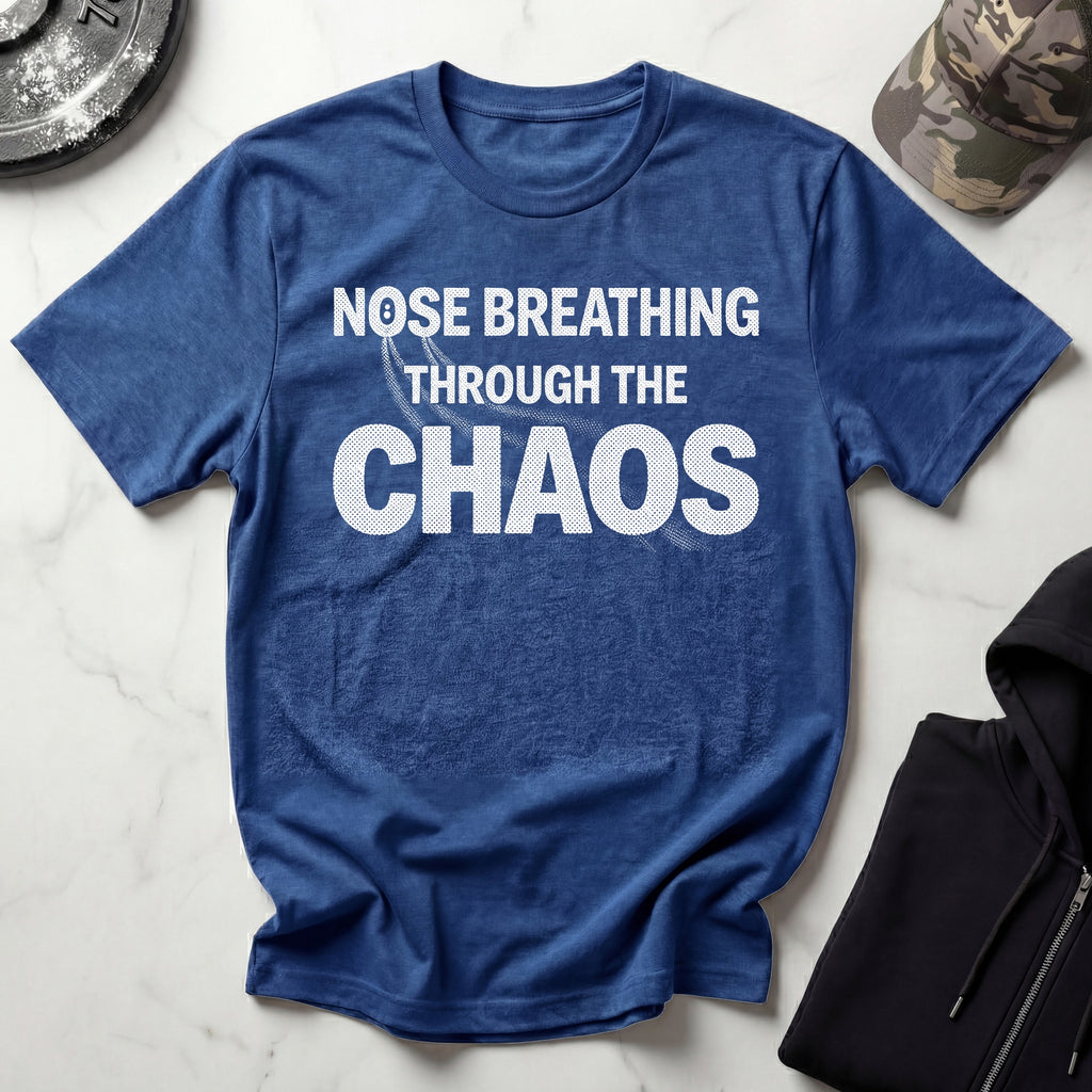 Breathwork Nose Breathe Chaos Gym T-Shirt
