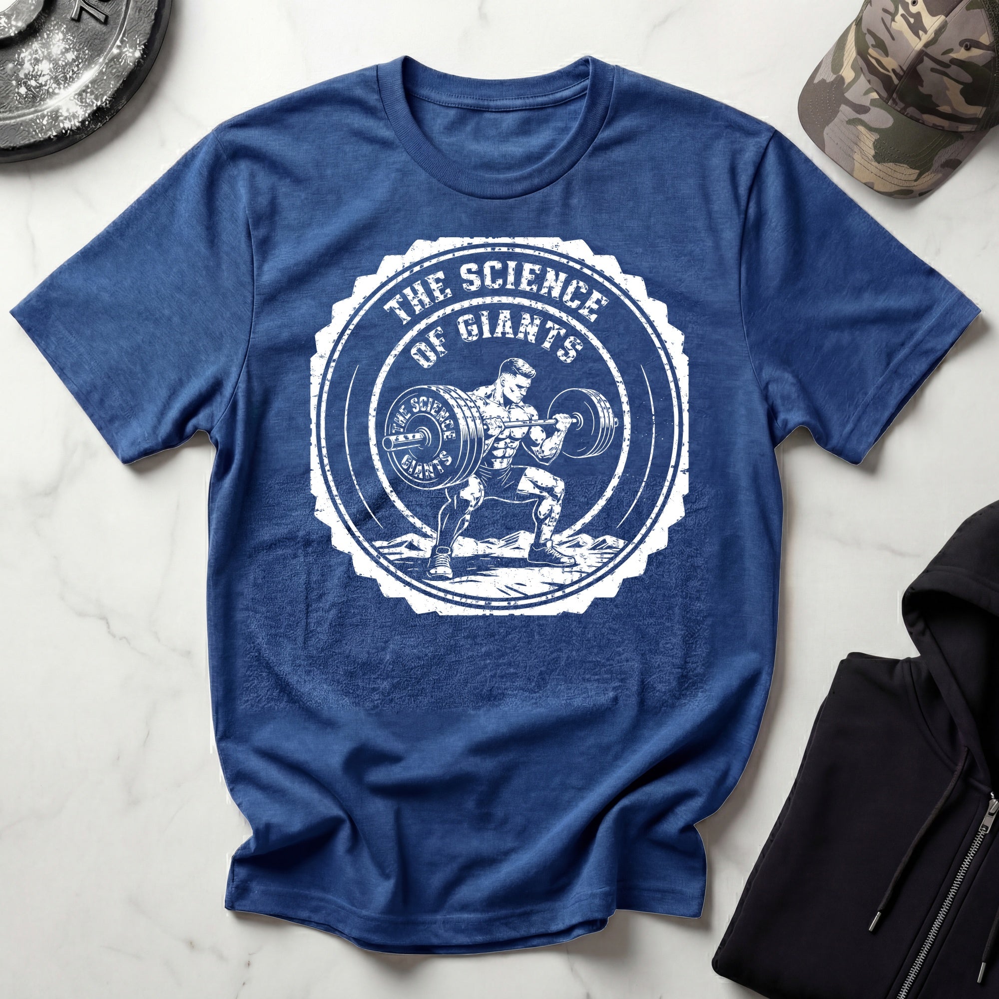 Science of Giants Vintage Badge Gym T-Shirt