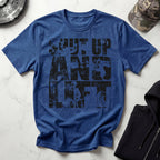 Shut Up and Light Graphic Vintage Gym T-Shirt