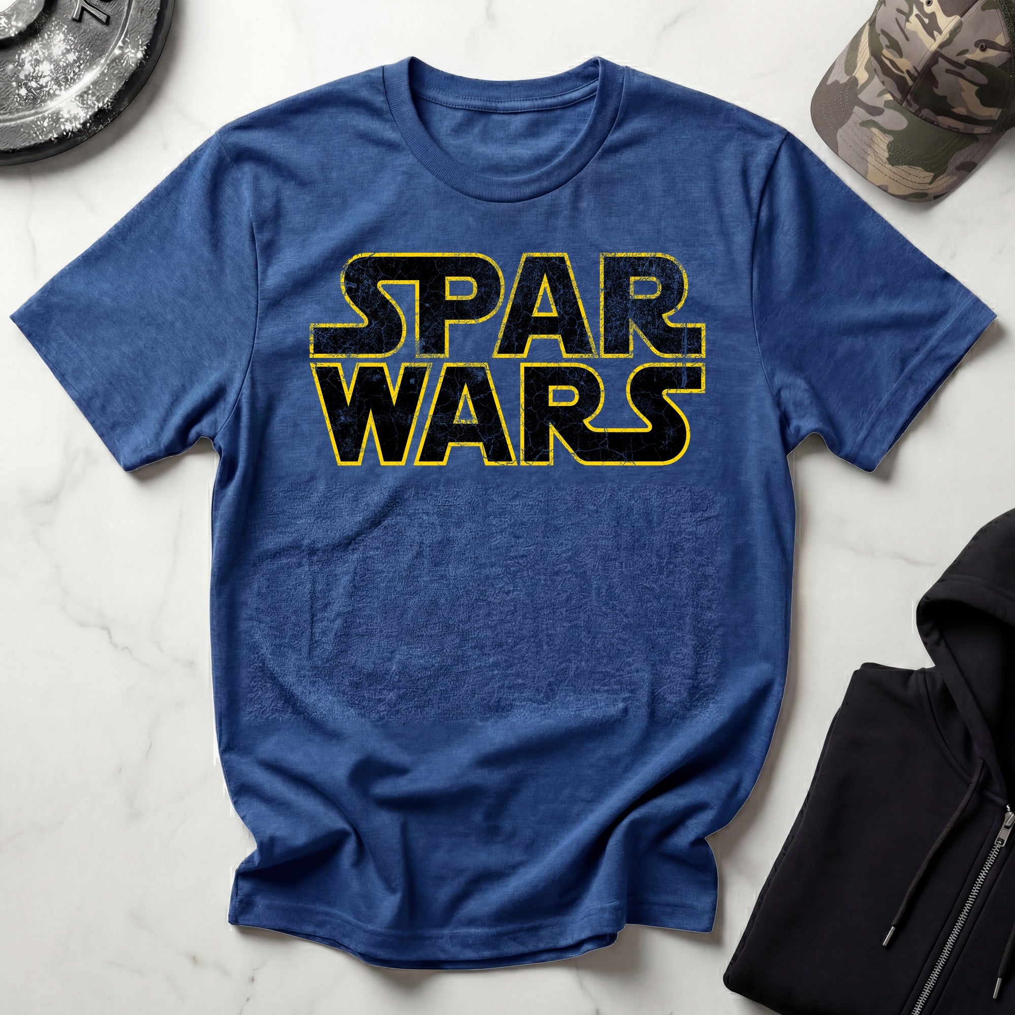 Spar Wars Grunge Vintage Gym T-Shirt