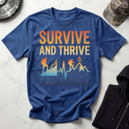 Survive And Thrive Hiker Graphic Gym T-Shirt