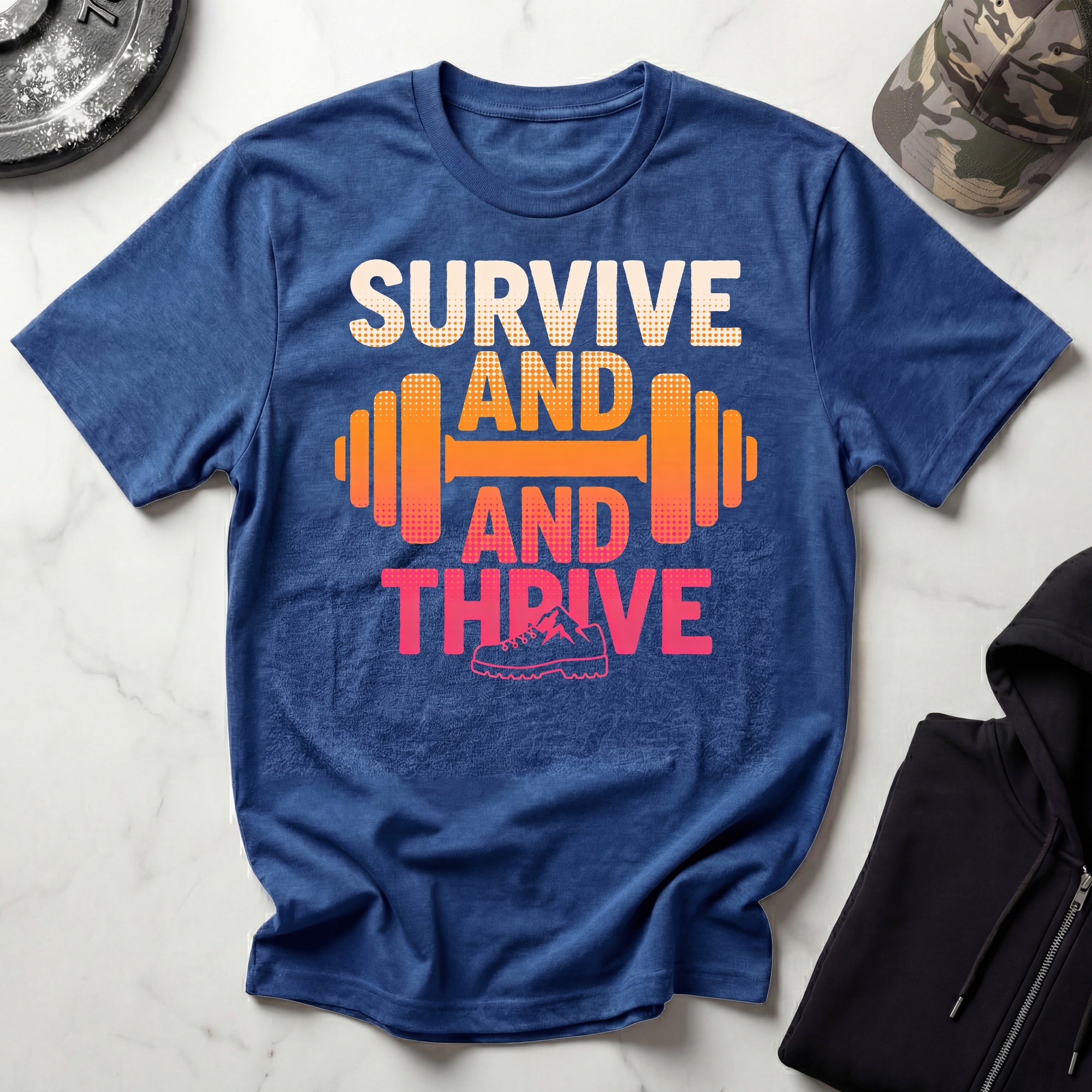 Survive And Thrive Hiking Gym T-Shirt