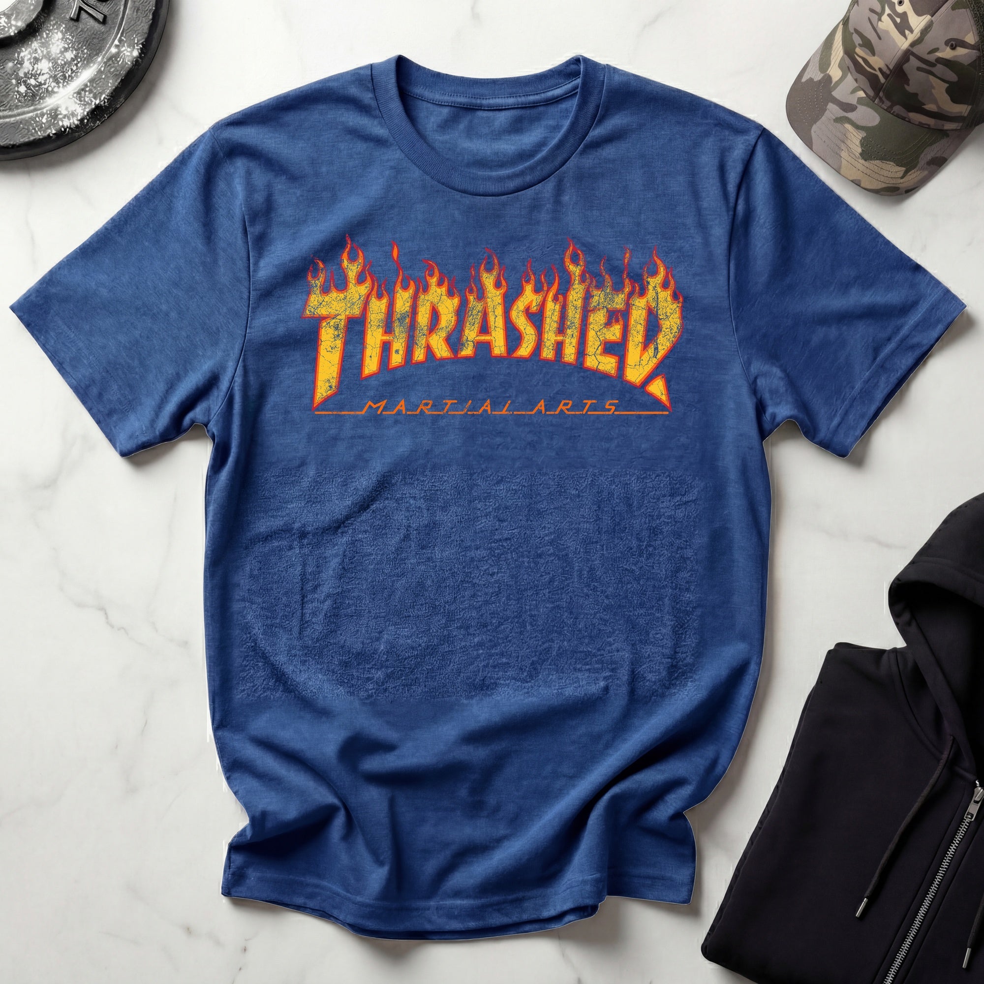 THRASHED Martial Arts Vintage Gym T-Shirt