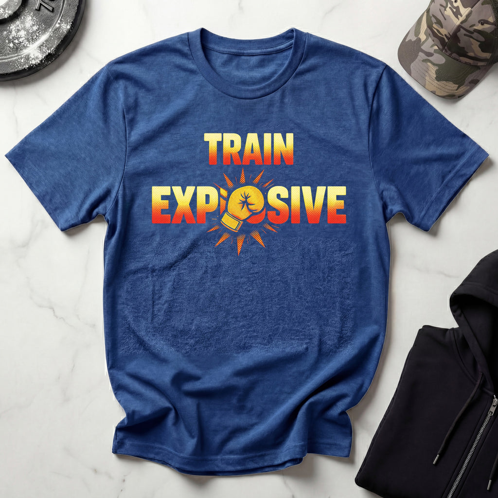 Boxing Train Explosive Gym T-Shirt