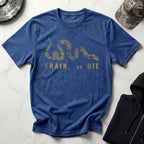 Train Or Die Snake Retro Gym T-Shirt