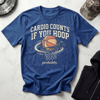Basketball Hoop Cardio Graphic Gym T-Shirt