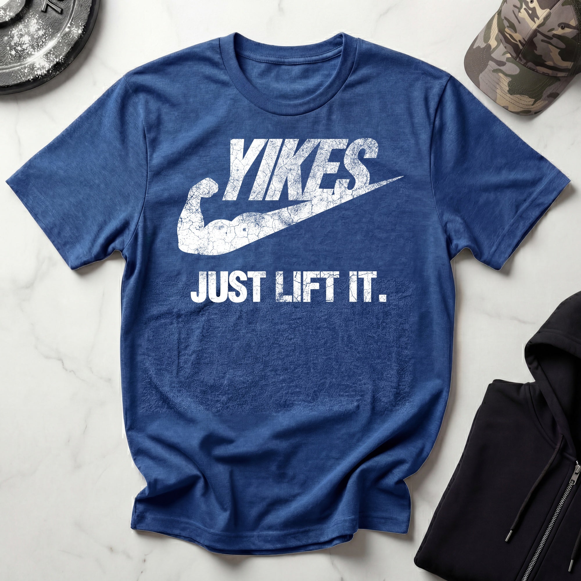 Yikes Just Lift It Vintage Gym T-Shirt