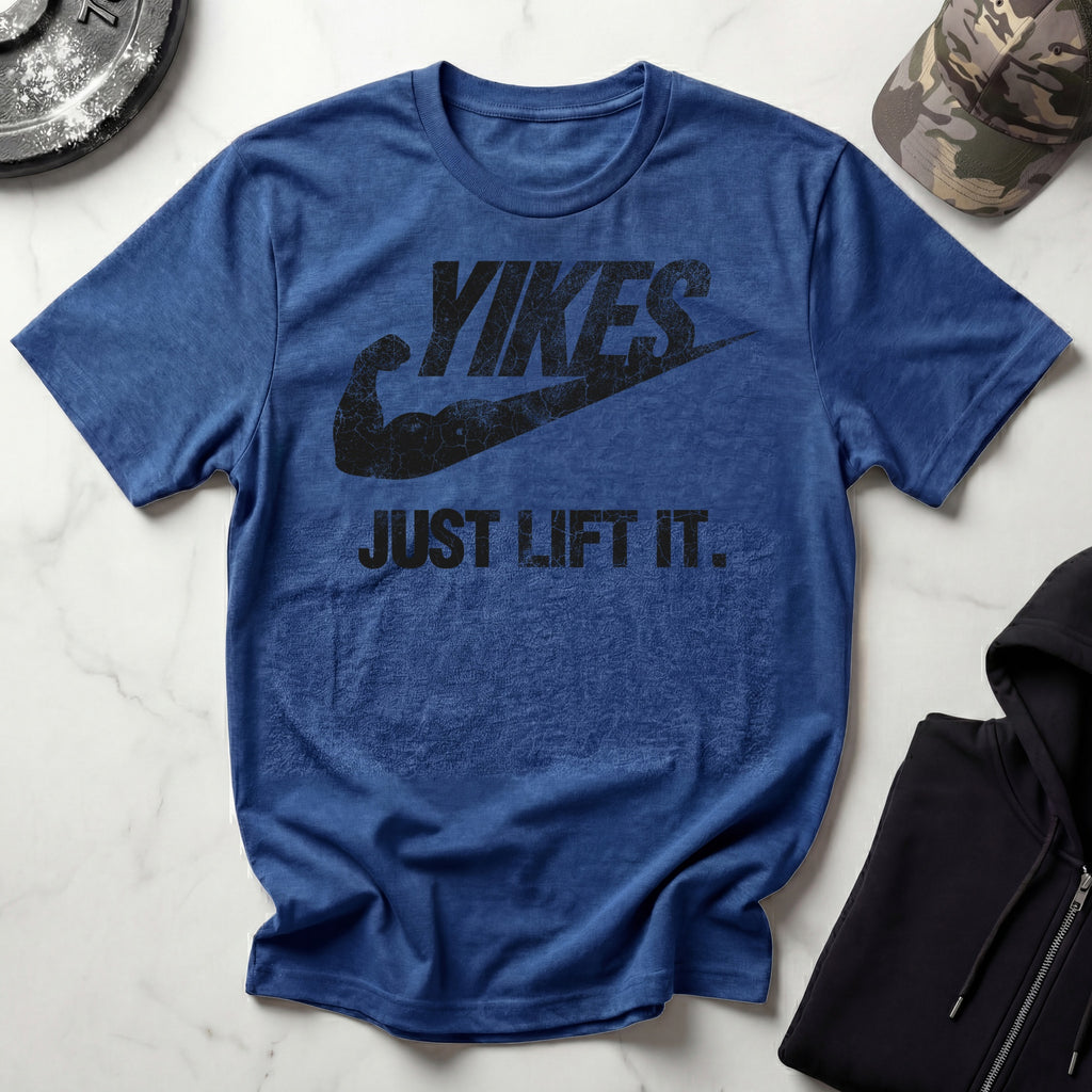 Yikes Just Lift It Vintage Gym Tee-Shirt