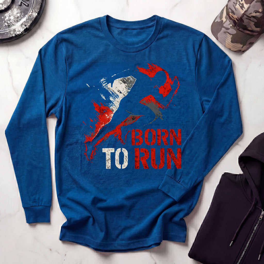 Born To Run Graphic Long Sleeve Tee