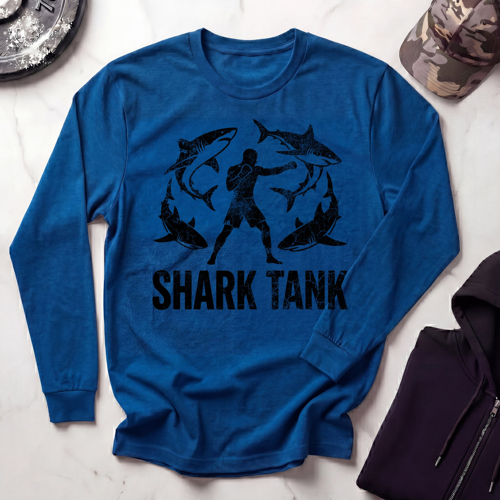 Shark Tank MMA Training Long Sleeve Gym Tee