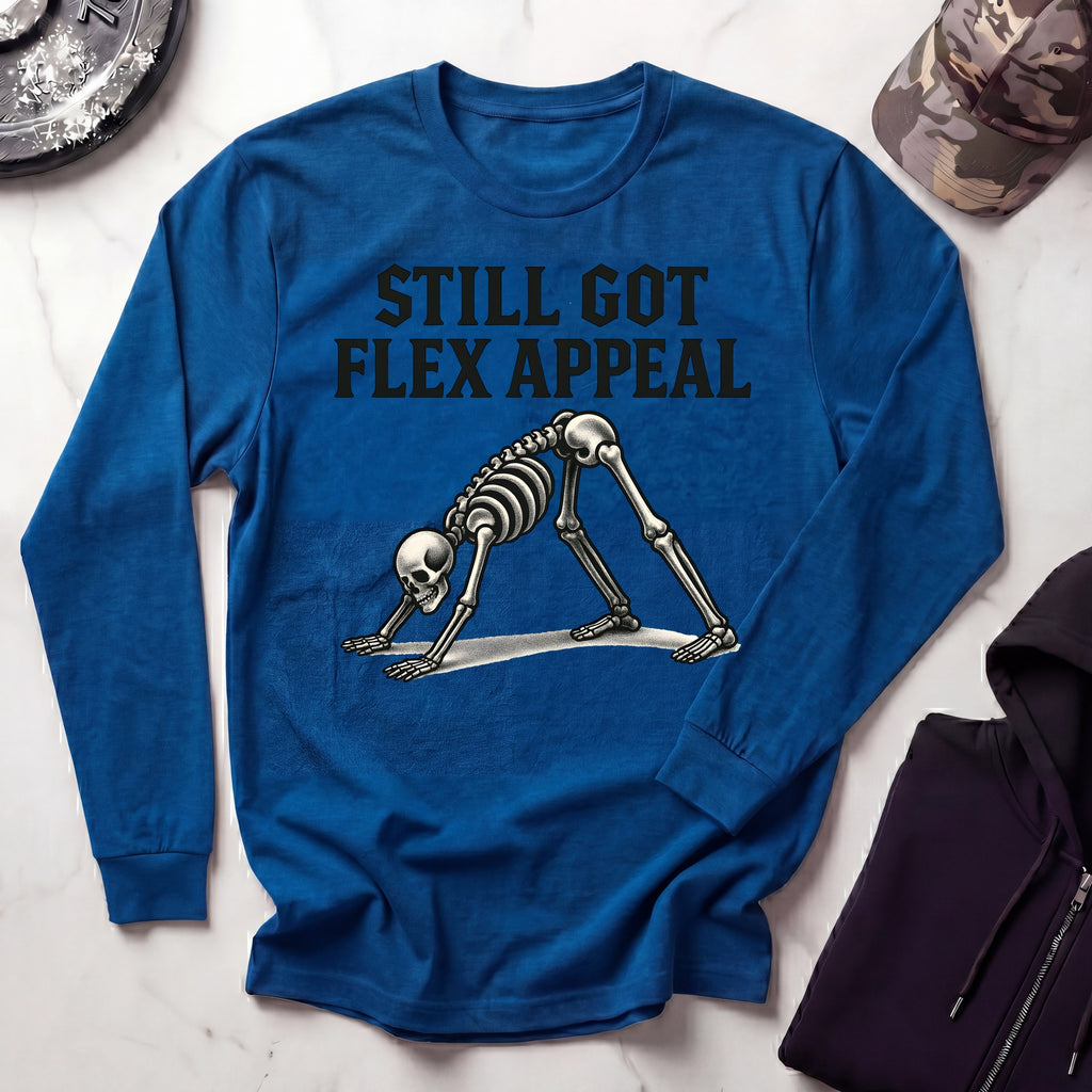 Flex Skeletal Long Sleeve Gym Tee