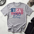 USA 250 Strong Gym Vintage Gym T-Shirt