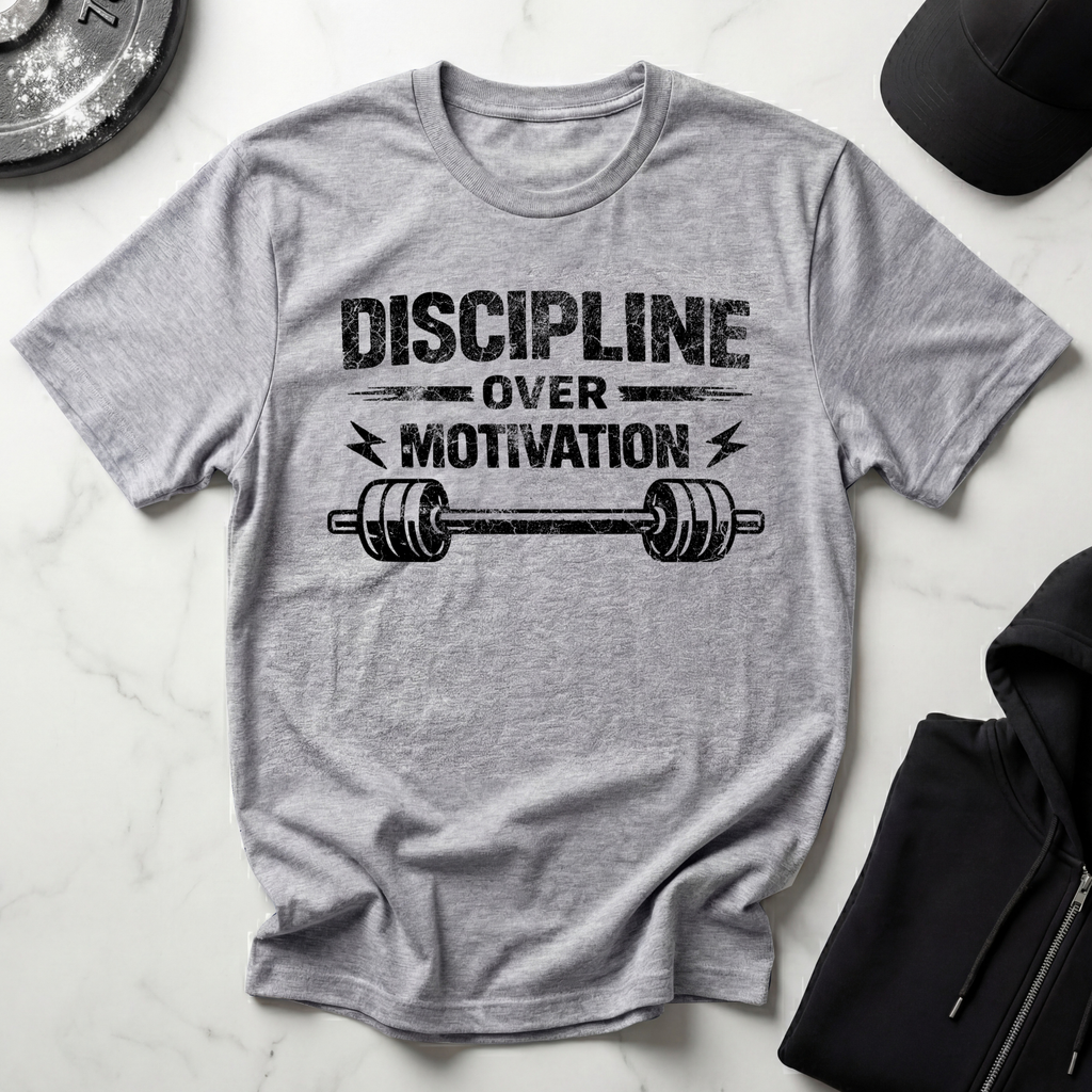 Discipline Over Motivation Light Tee