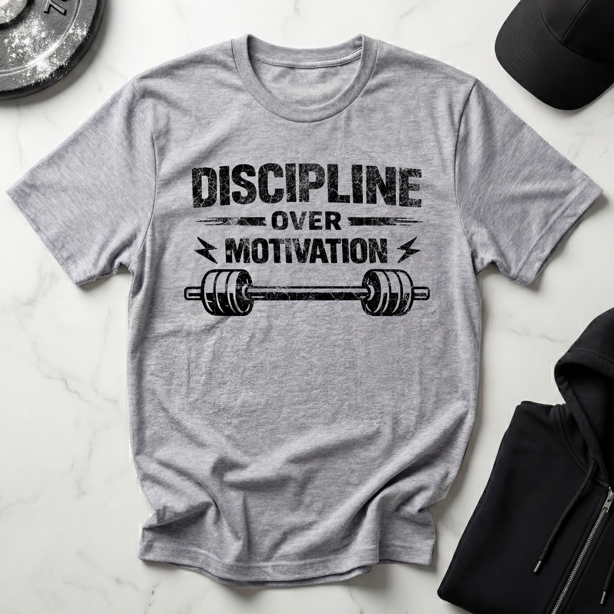 Discipline Over Motivation Light Tee
