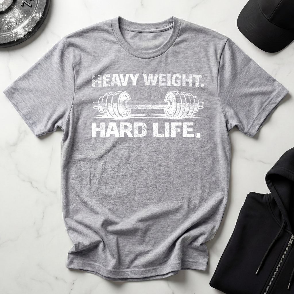 Heavy Weight Hard Life Dark Tee
