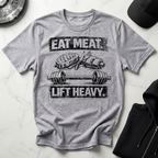 Eat Meat Lift Heavy Light Tee