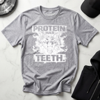 Protein Has Teeth Dark Tee