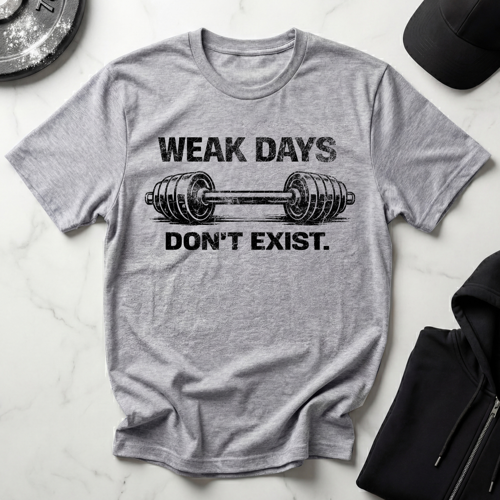Weak Days Dont Exist Light Tee