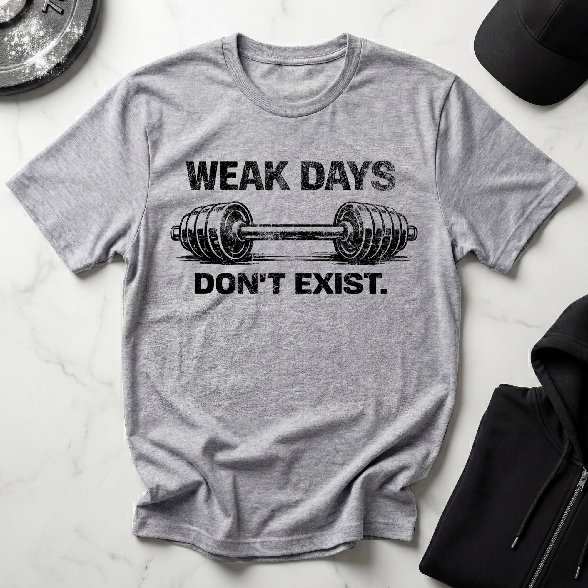 Weak Days Dont Exist Light Tee