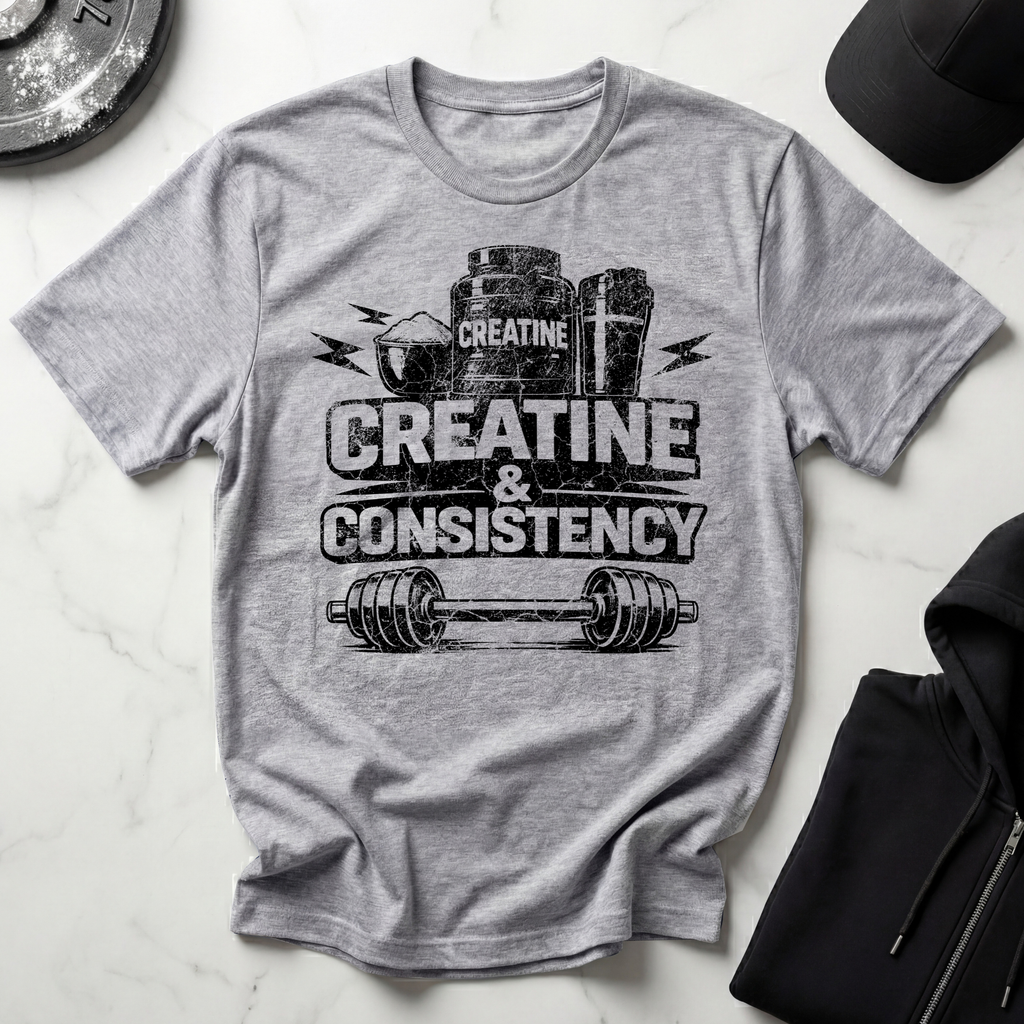 Creatine & Consistency Light Tee