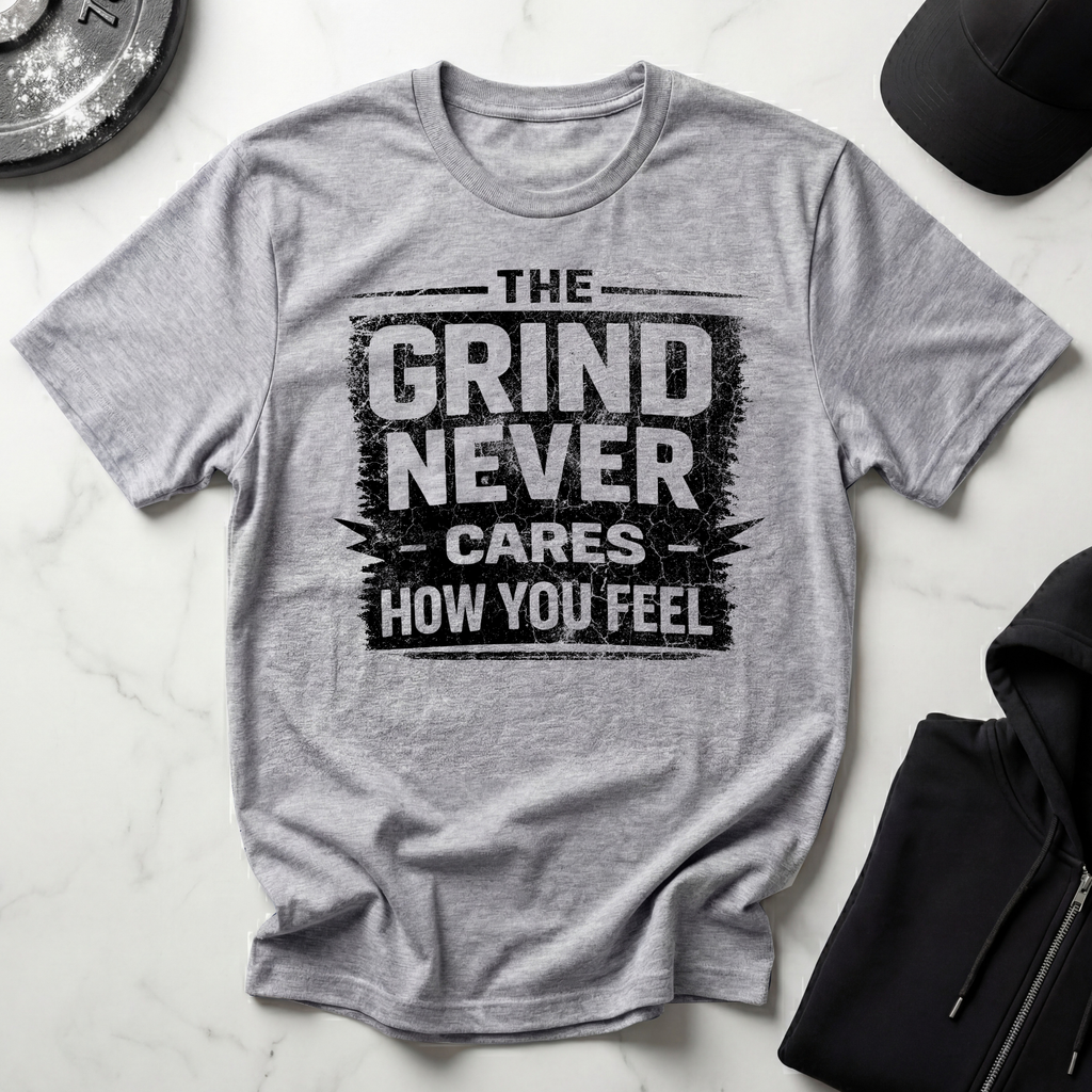 The Grind Never Cares Light Tee