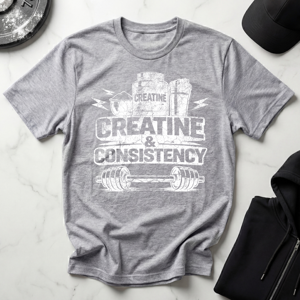 Creatine & Consistency Dark Tee