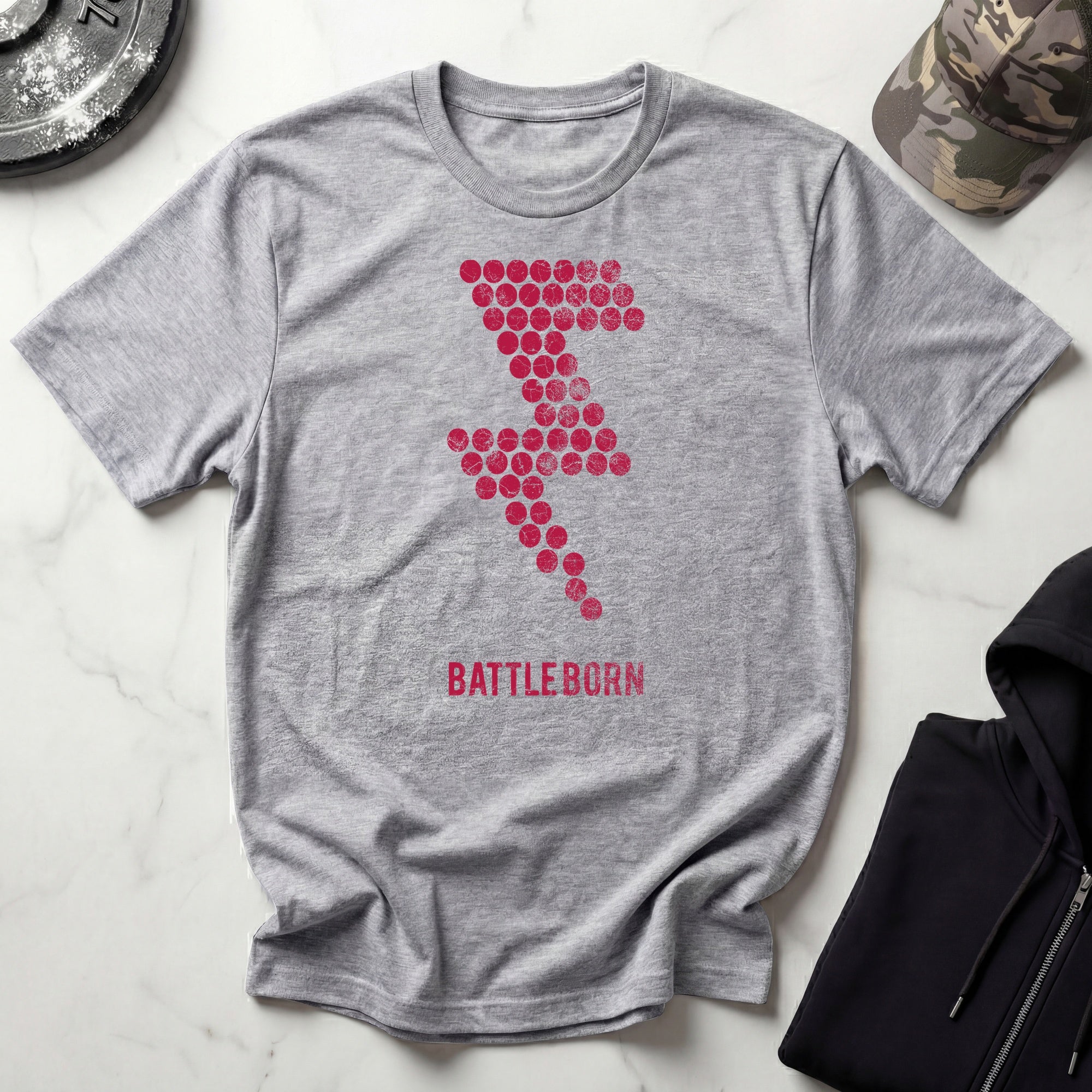 Battle Born Bolt Vintage Gym T-Shirt
