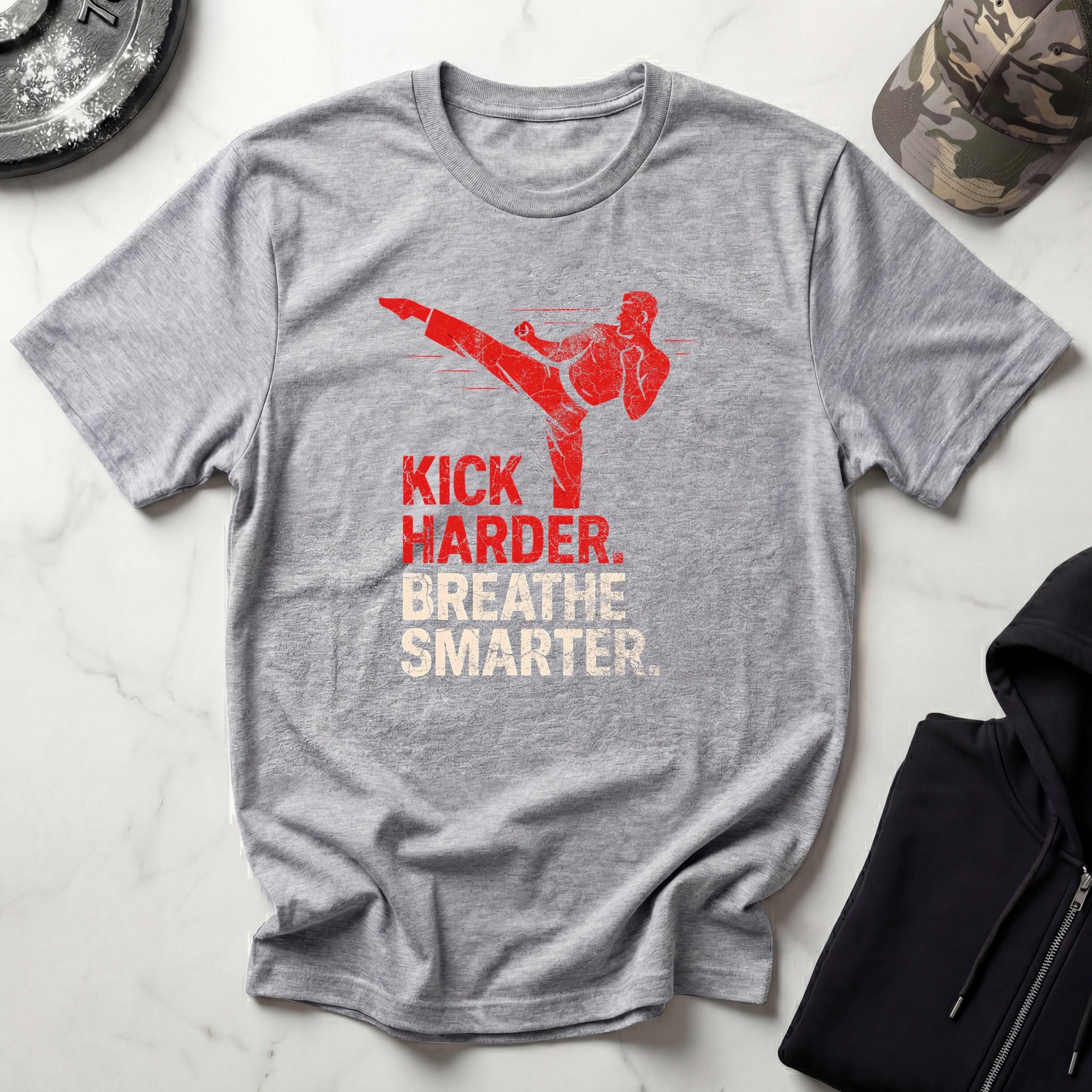 Kick Smarter Grunge Vintage Gym T-Shirt