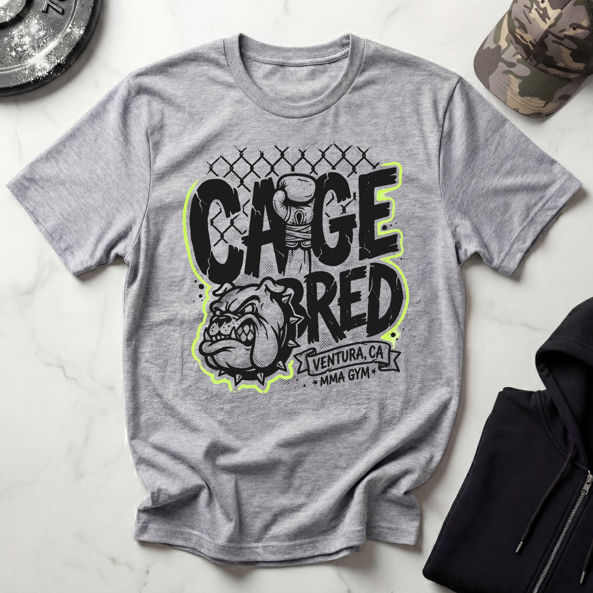 Cage Bred MMA Ventura Gym T-Shirt