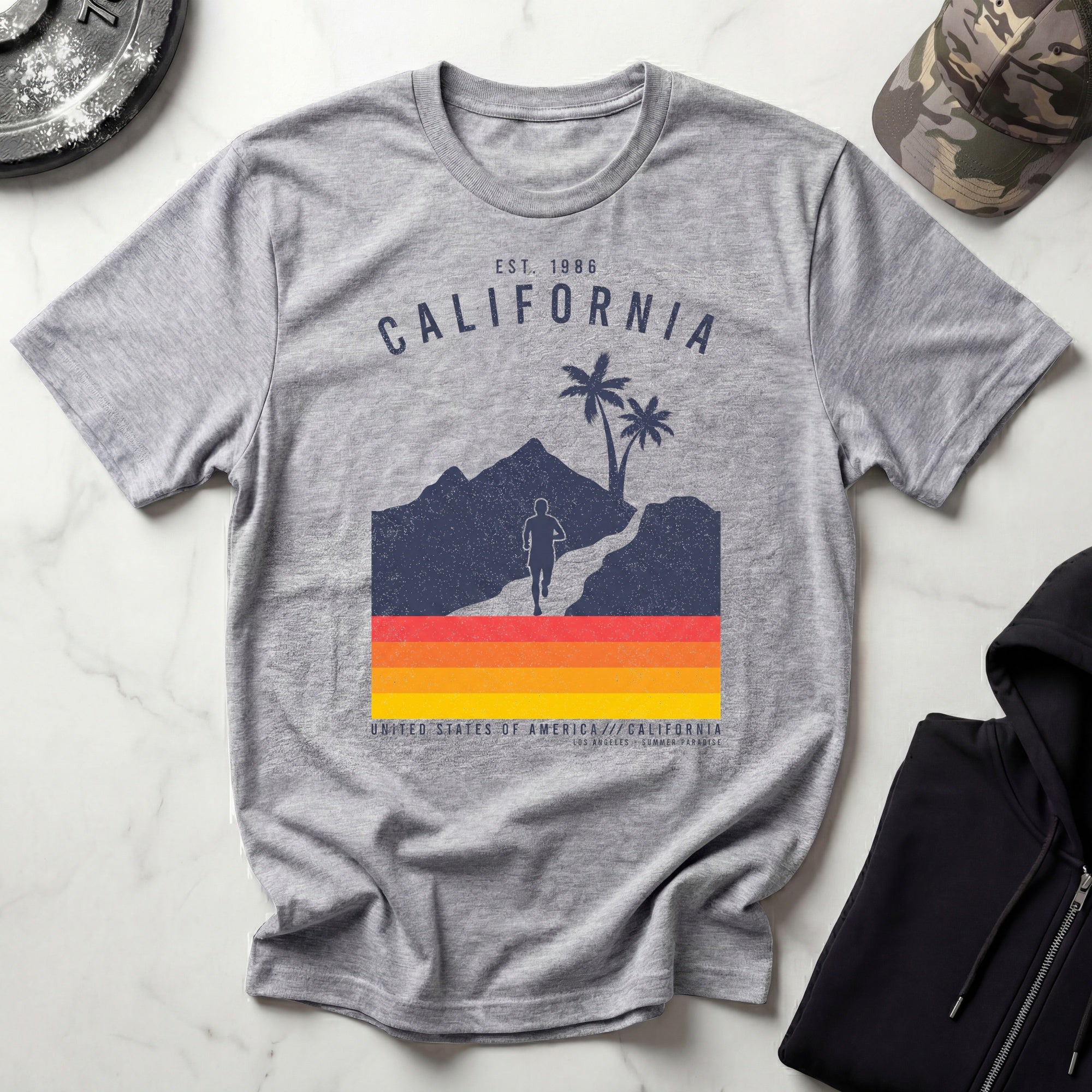 California Trail Runner Vintage Gym T-Shirt