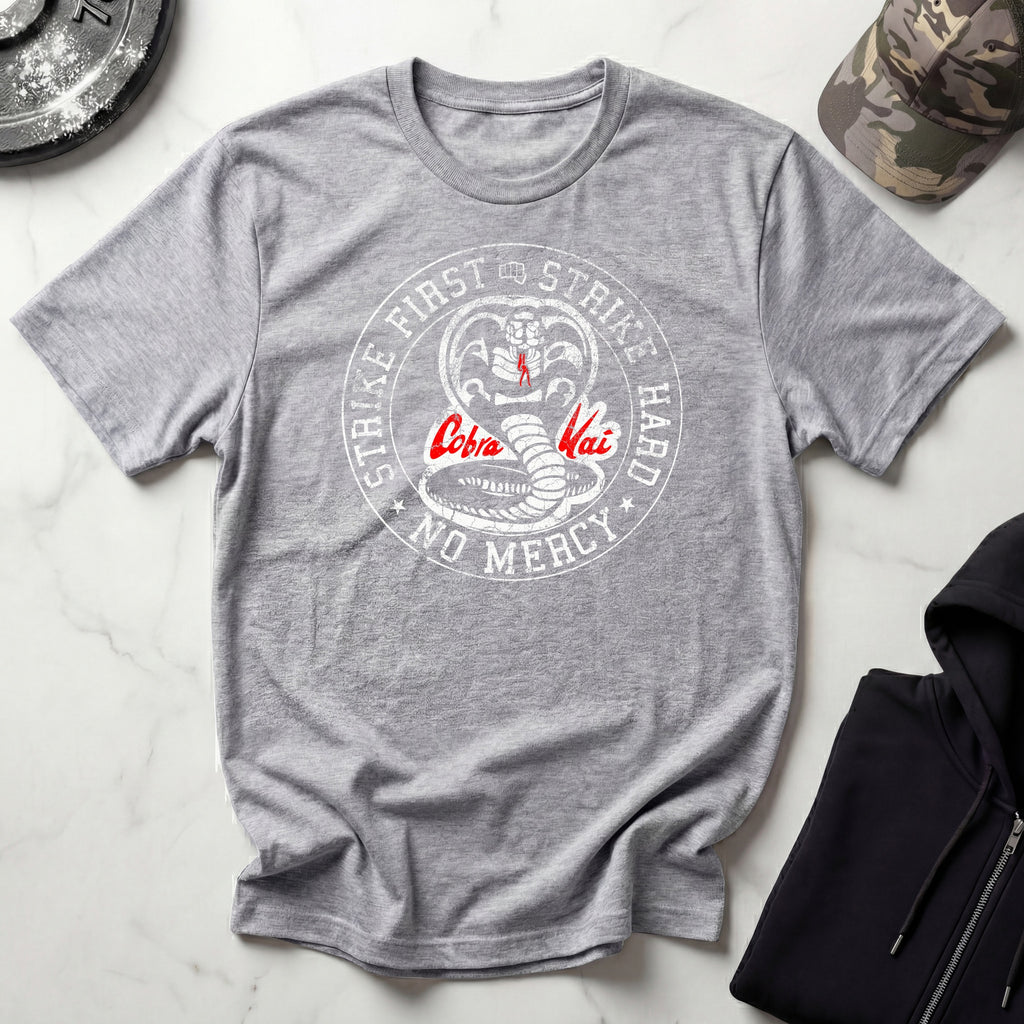 Cobra Kai Karate Dojo Badge Vintage Gym T-Shirt
