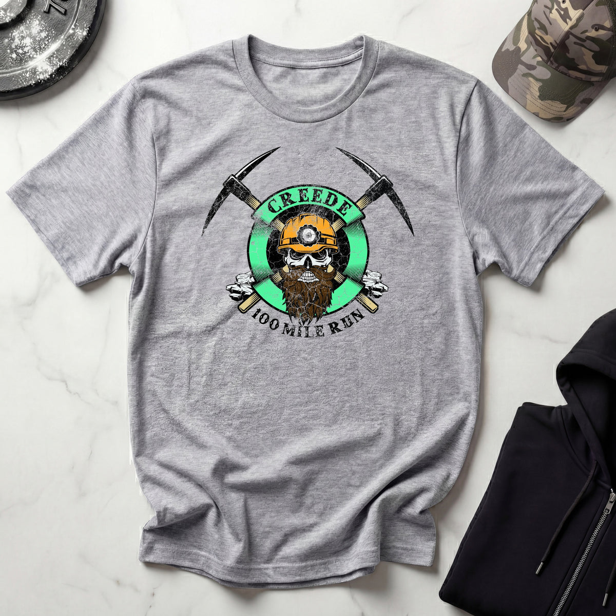 Creede 100 Mile Retro Graphic Gym T-Shirt