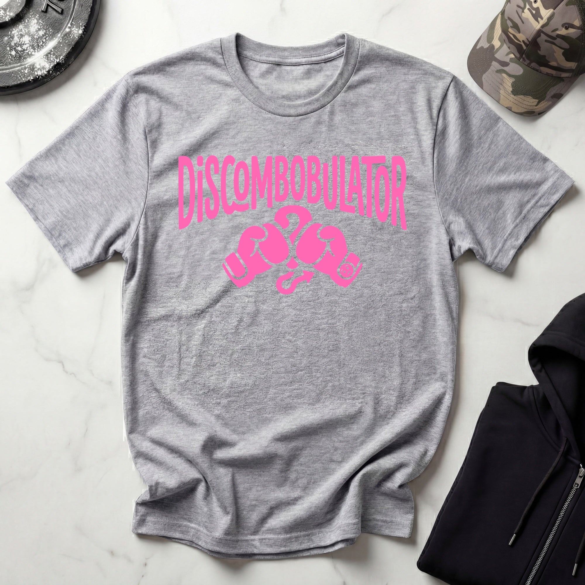 Discombobulator Boxing Pink T-Shirt