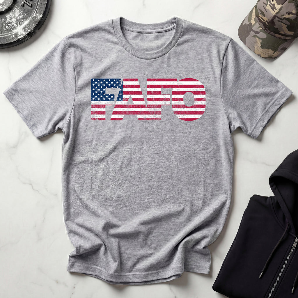 FAFO USA Vintage Graphic Gym T-Shirt