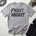 Fight Night MMA Grunge Vintage Gym T-Shirt