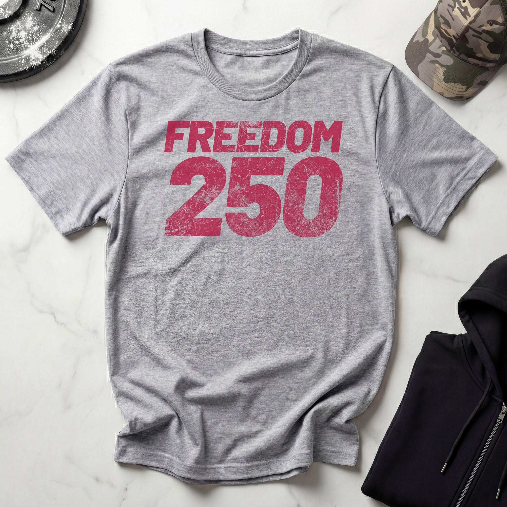 Freedom 250 MMA Retro Gym T-Shirt
