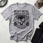 Heavy Metal Powerlifters Club Dark Vintage Gym Tee