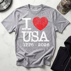 I Heart USA 250 Vintage Gym T-Shirt