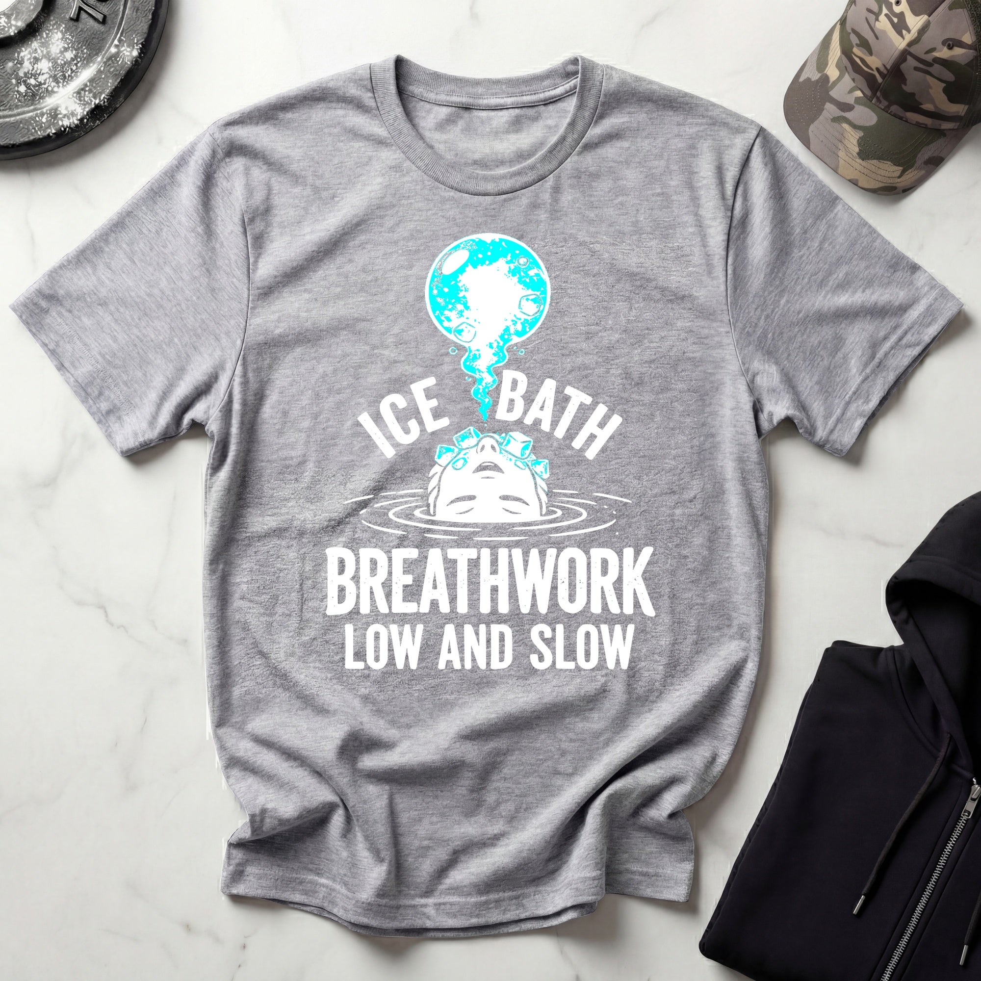 Ice Bath Breathwork Gym T-Shirt