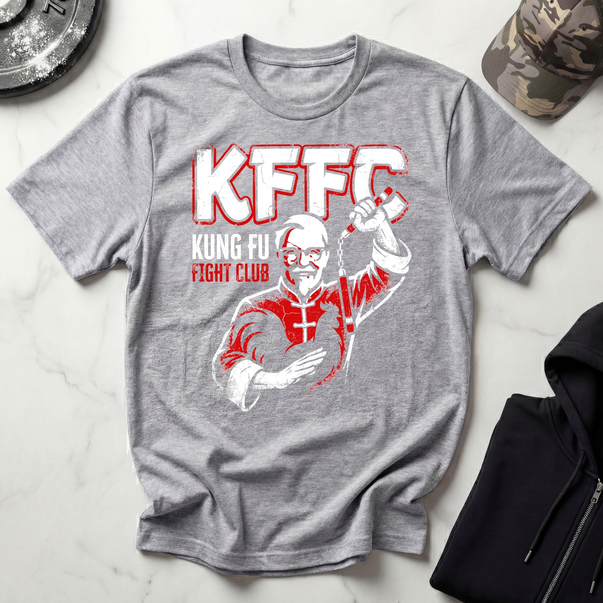 Kung Fu Fight Club Vintage Gym T-Shirt