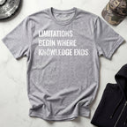 Knowledge Limitation Graphic Gym T-Shirt
