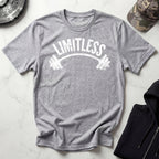 Limitless Barbell Training Vintage Graphic Gym T-Shirt