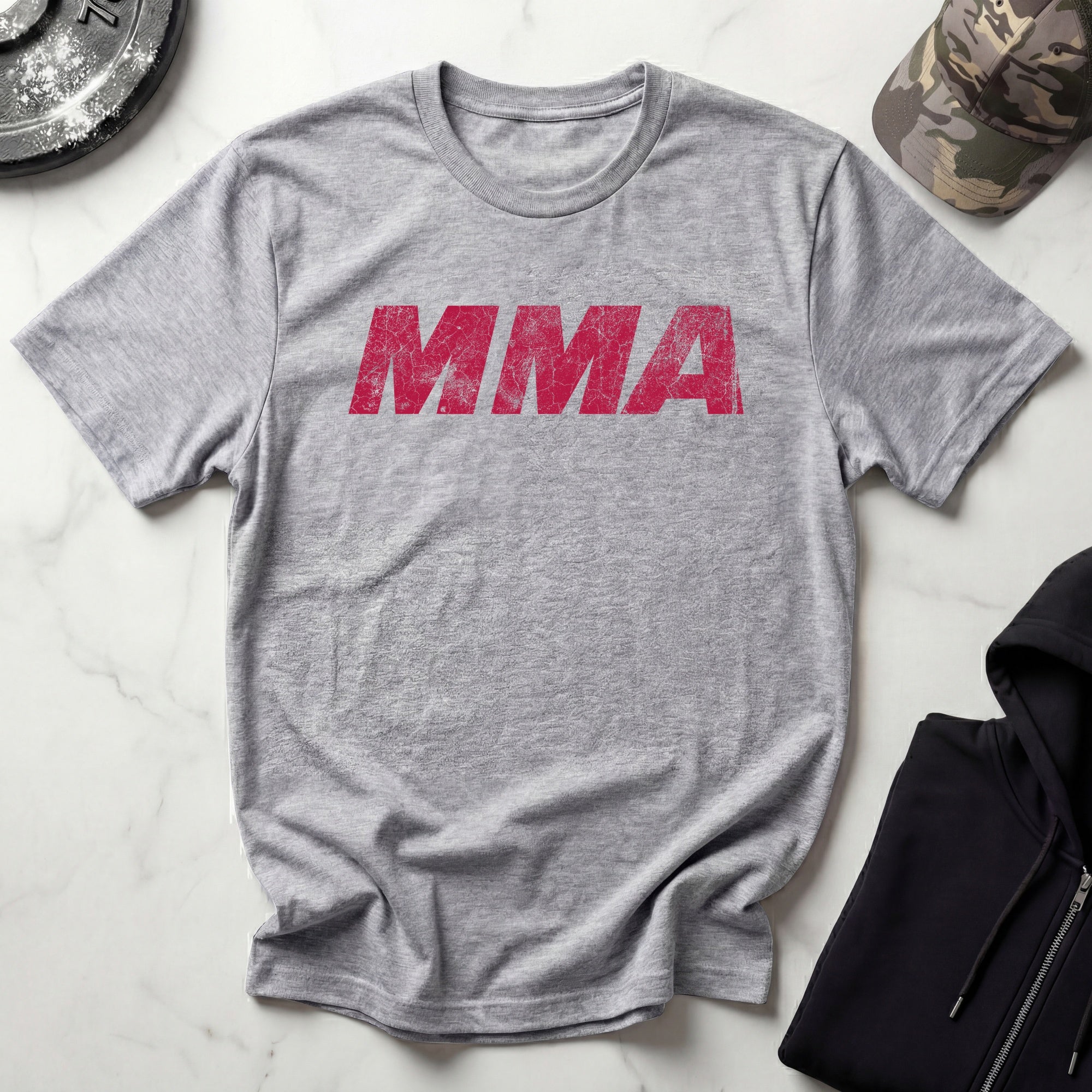 MMA Typographic Vintage Gym T-Shirt