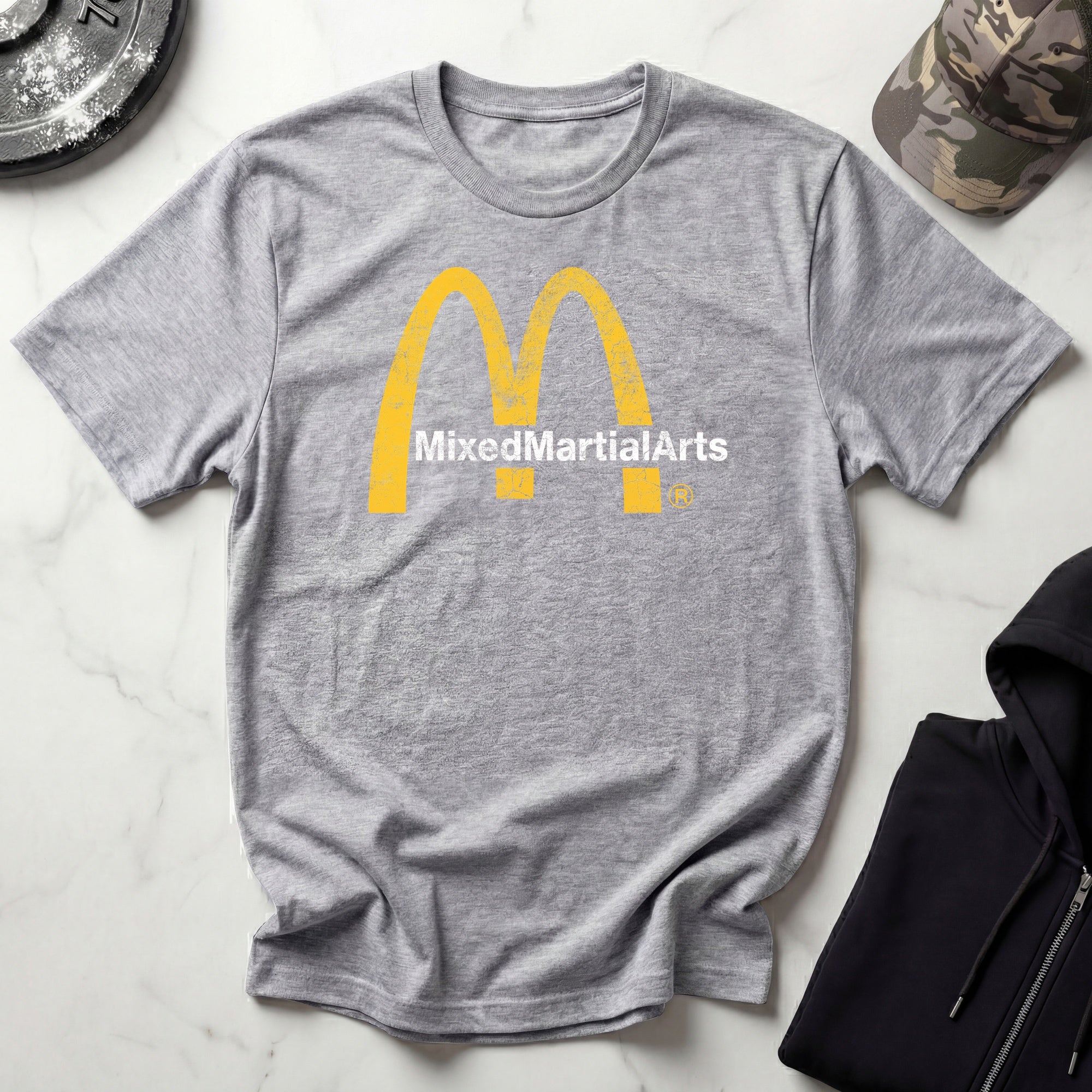 McMartialArts Graphic Vintage Gym T-Shirt