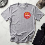 McSlays Gym Badge Graphic Vintage Gym T-Shirt