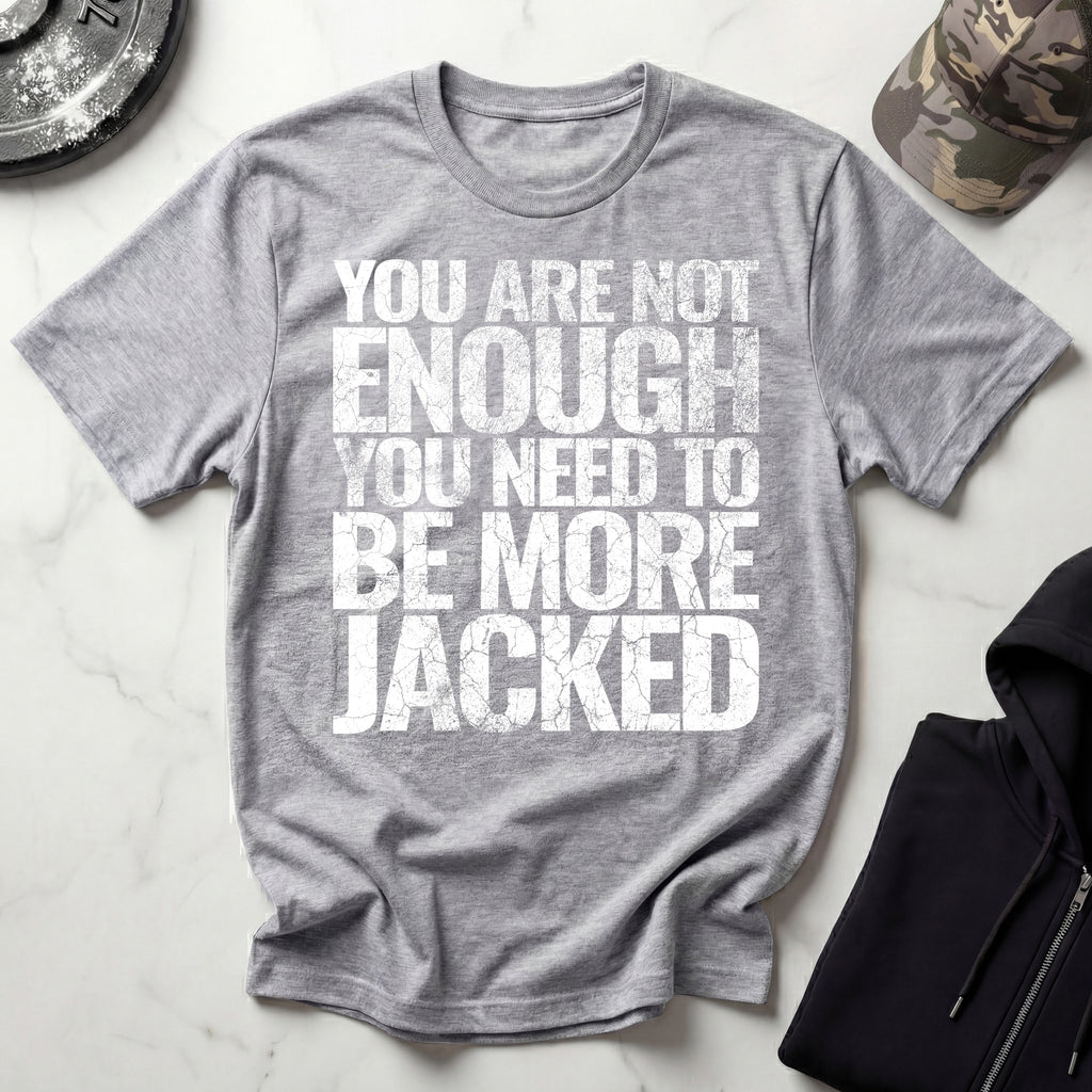 More Jacked Grunge Graphic Gym T-Shirt