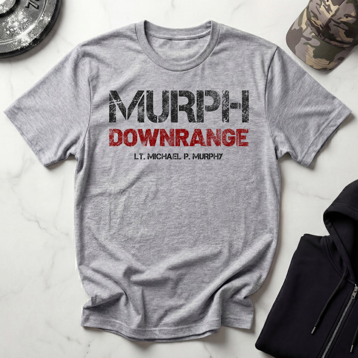 Murph Downrange Grunge Vintage Gym T-Shirt