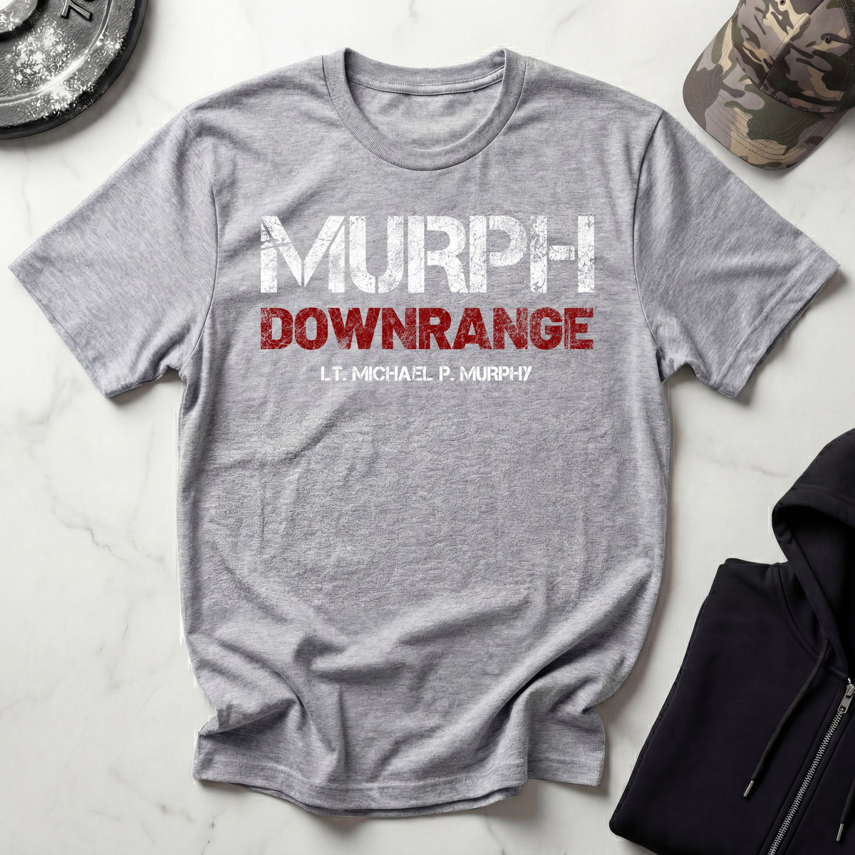 Murph Downrange Grunge Gym T-Shirt
