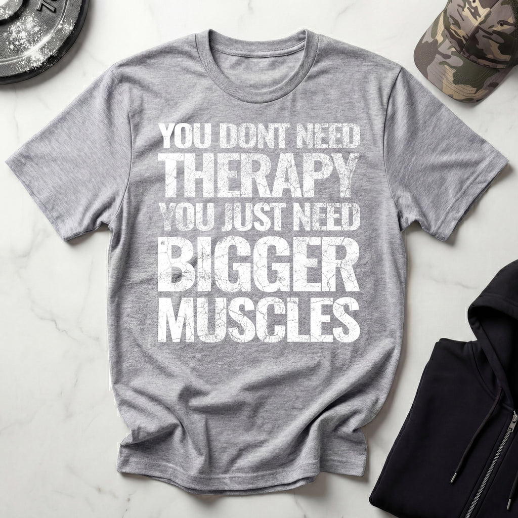 Muscle Therapy Grunge Graphic Gym T-Shirt