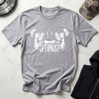 Optimust Weightlifting Robot Gym T-Shirt